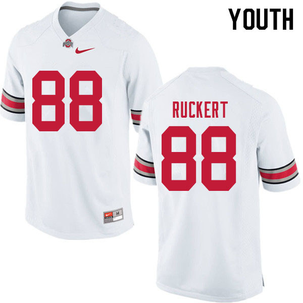 Youth #88 Jeremy Ruckert Ohio State Buckeyes College Football Jerseys Sale-White